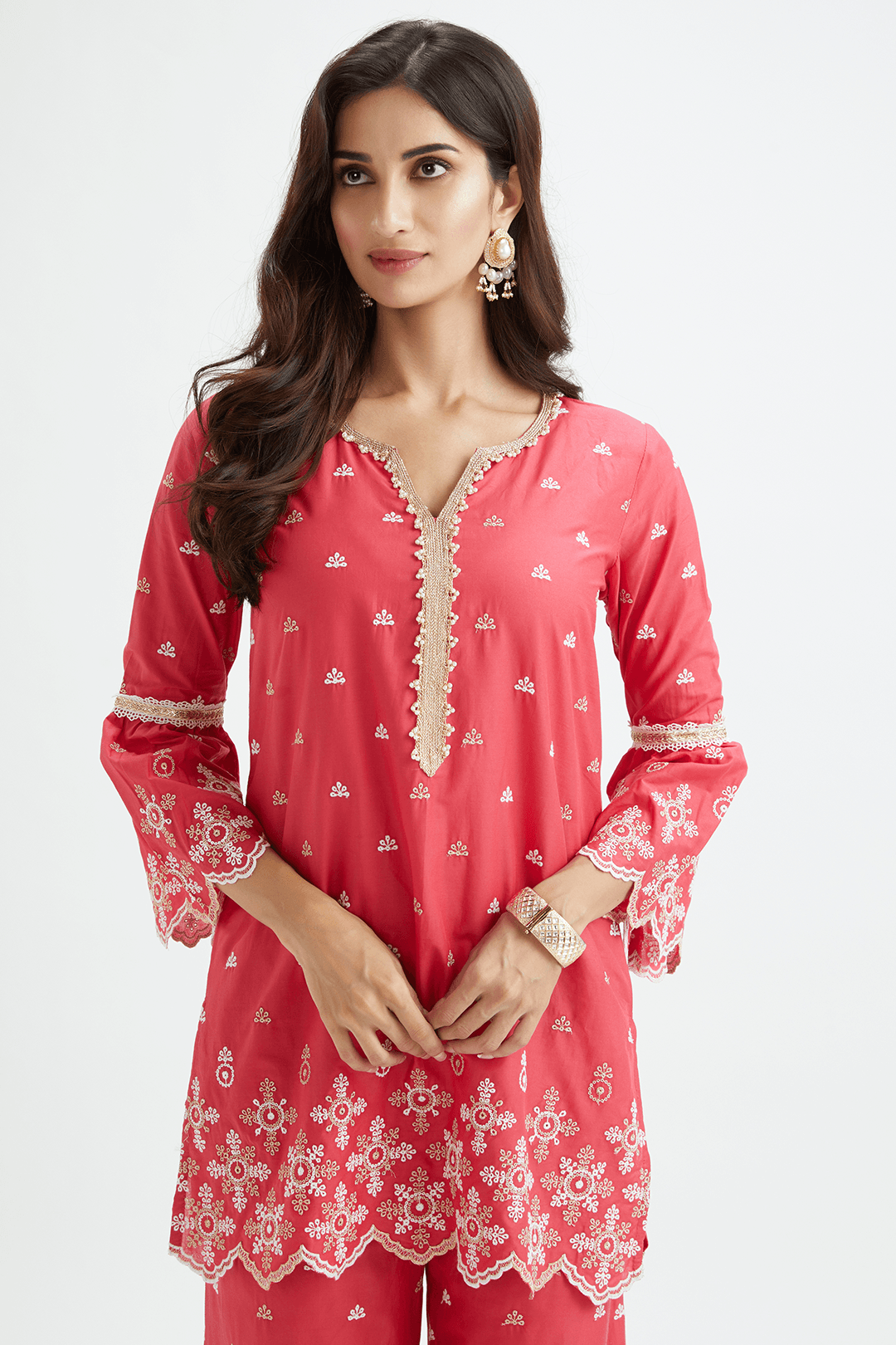 Dove Red Kurta