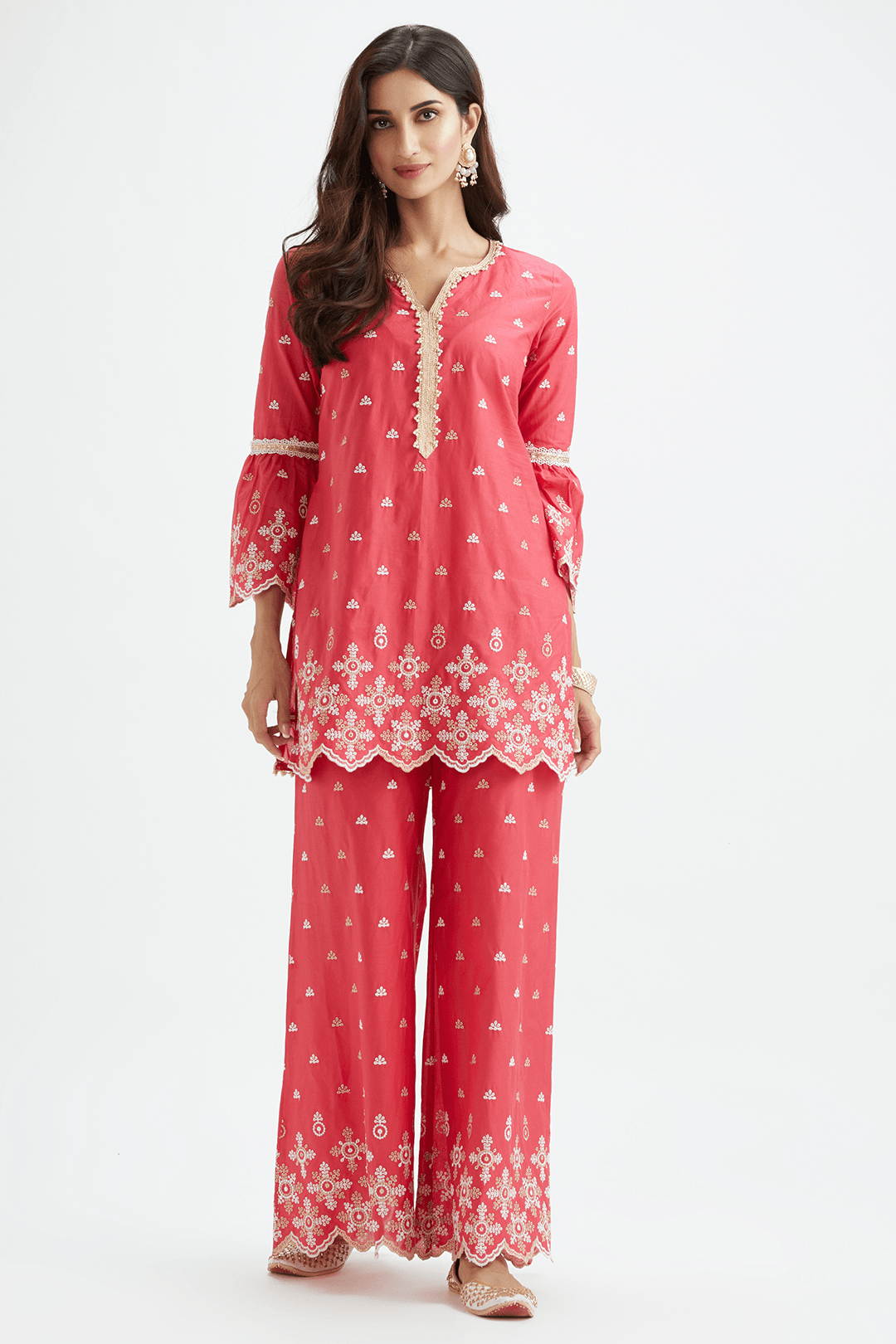 Dove Red Kurta