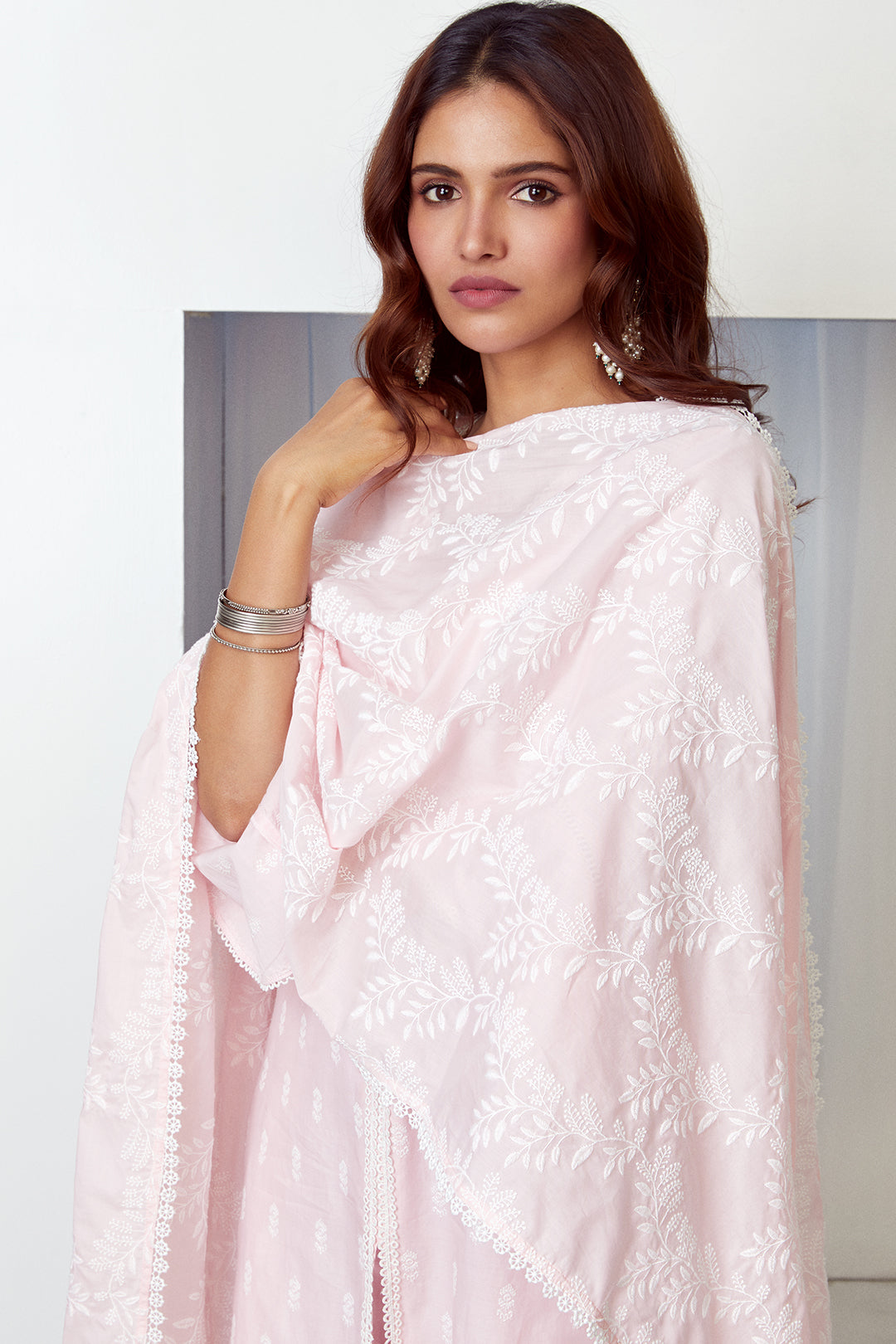 Mulmul Supima Cotton Sirius Pink Dupatta