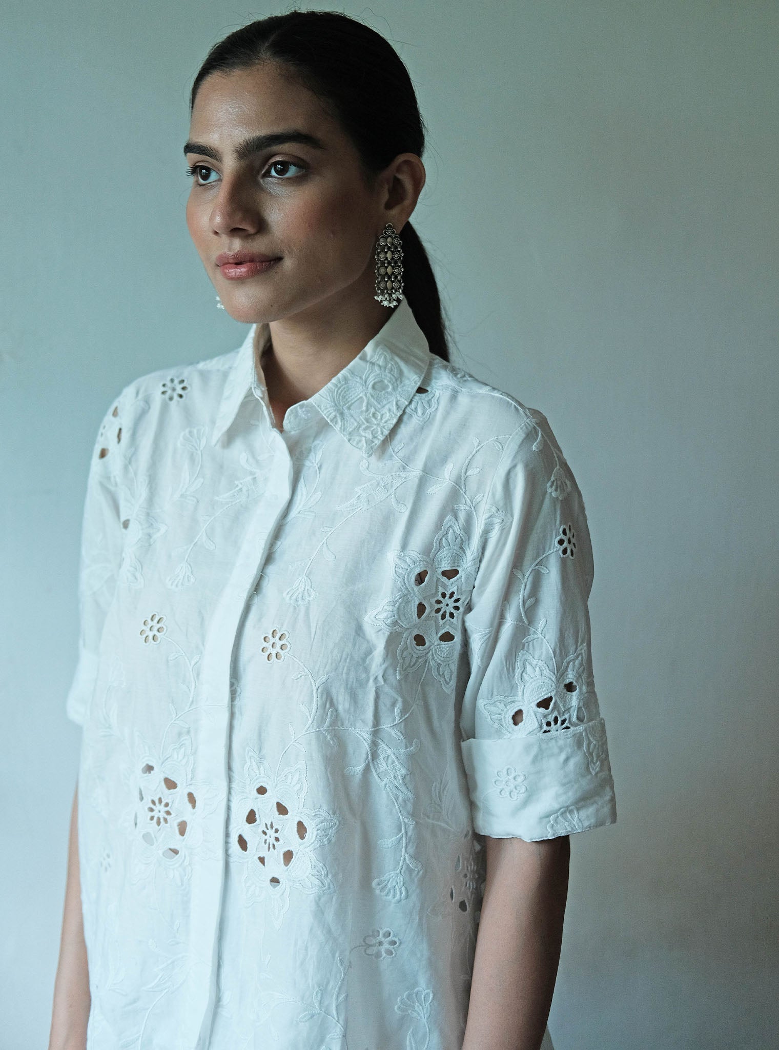 Eve Iconic Supima Cotton White Shirt