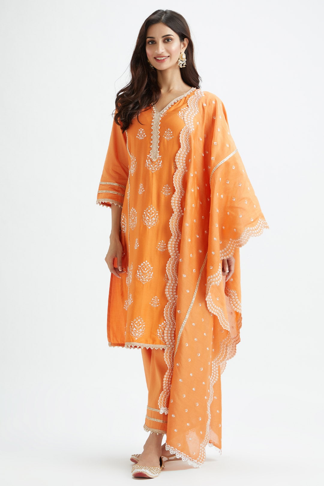 Petra Dupatta ORANGE