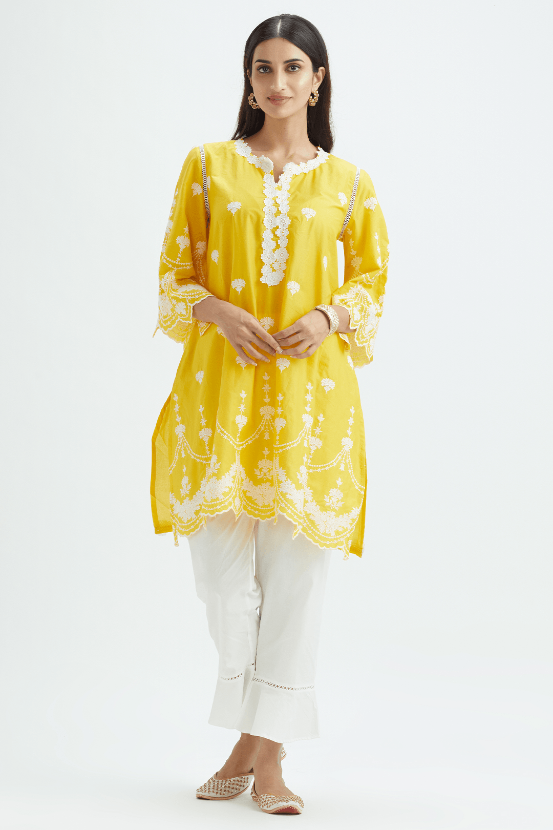 Mulmul Supima Cotton Julia Mango Kurta