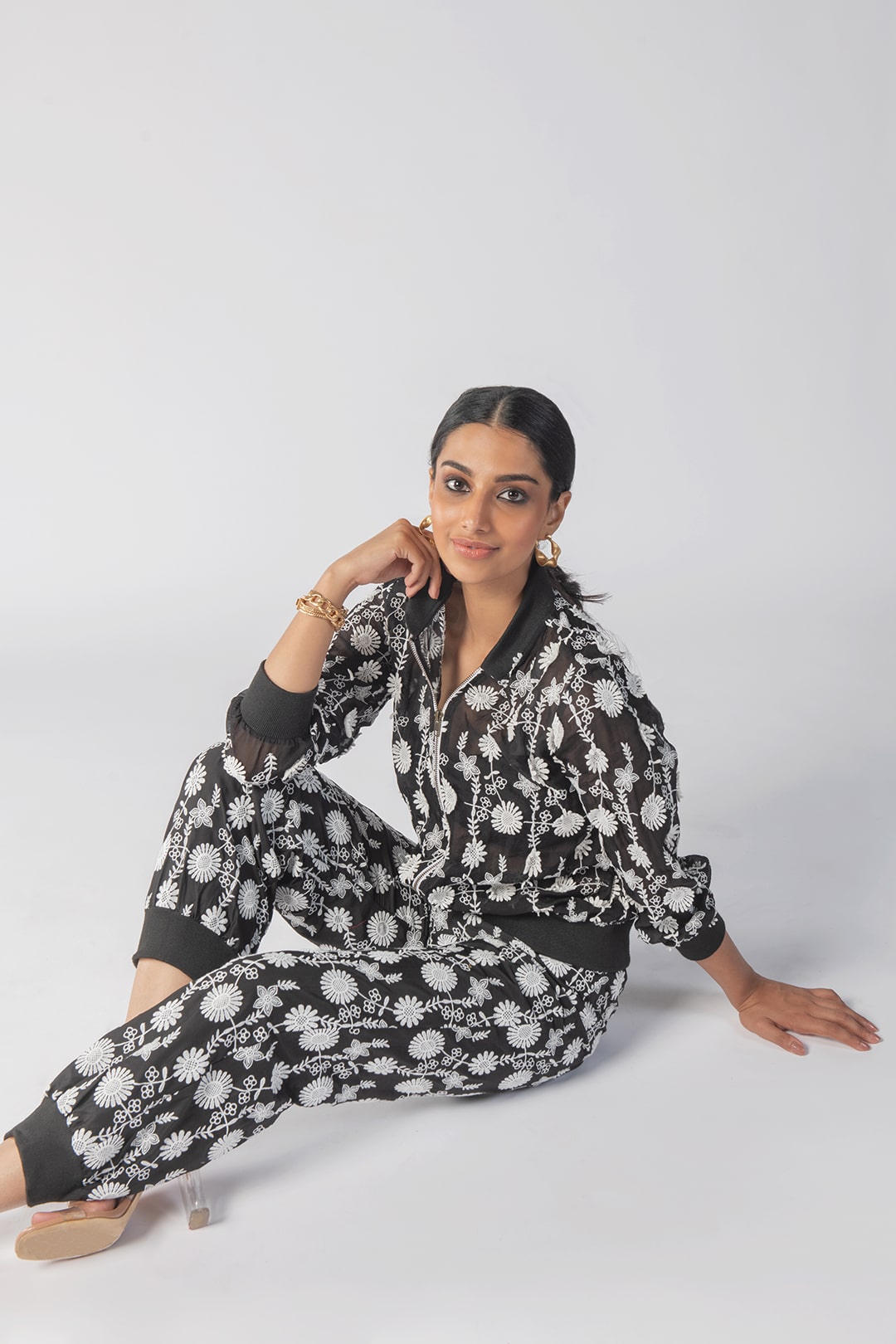 Mulul Organza Juniper Black Jacket