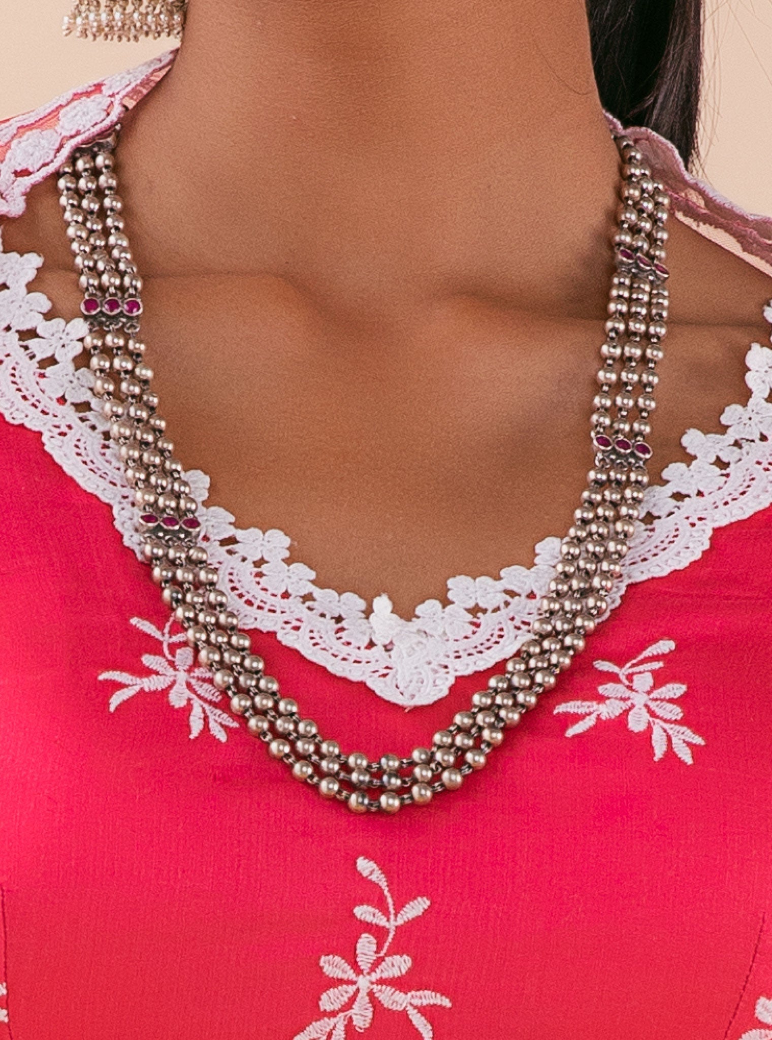 Kewa Multi String Long Necklace