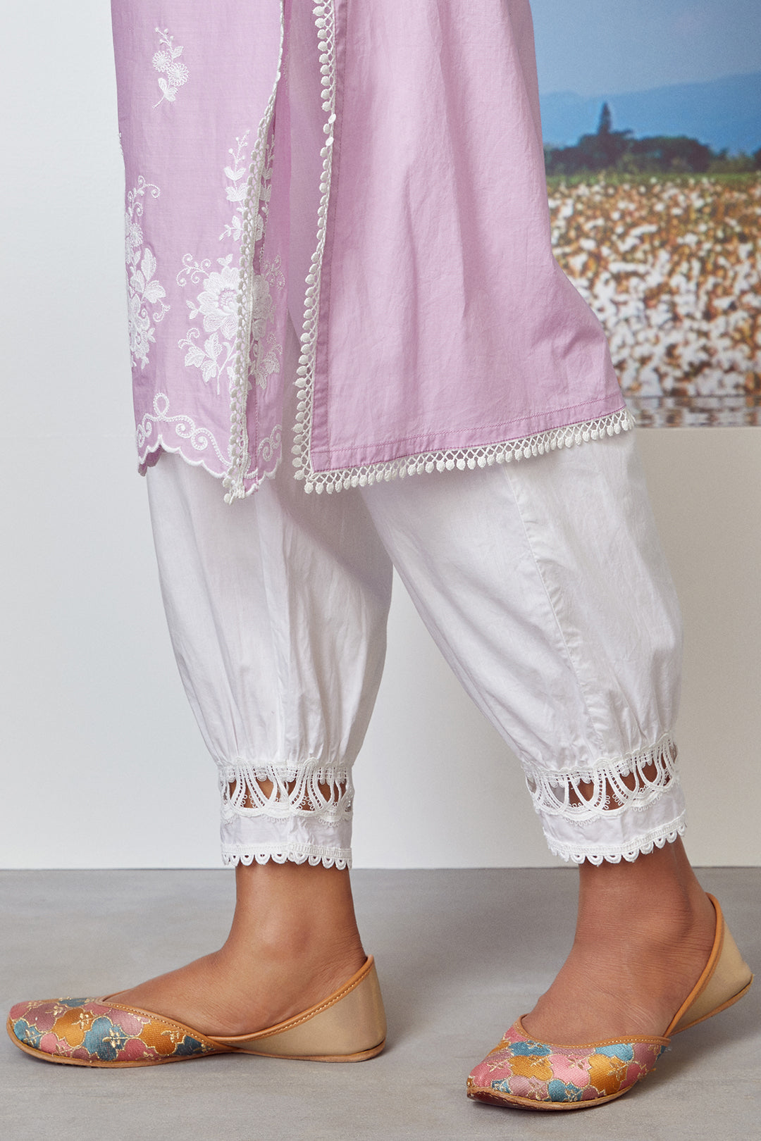 Lovesong Supima Cotton Lilac Kurta Set