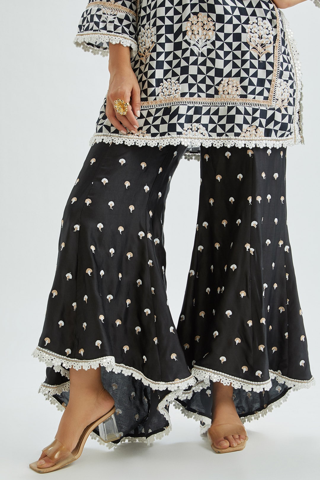 Leyton Palazzo BLACK