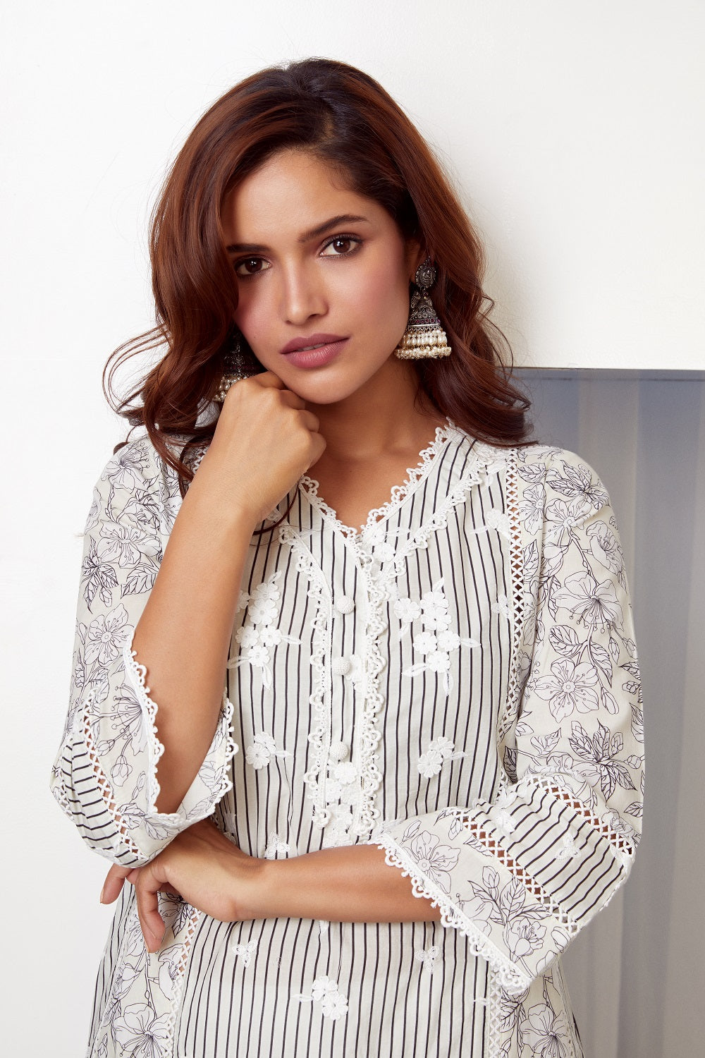 Mulmul Supima Cotton Carnaby Kurta