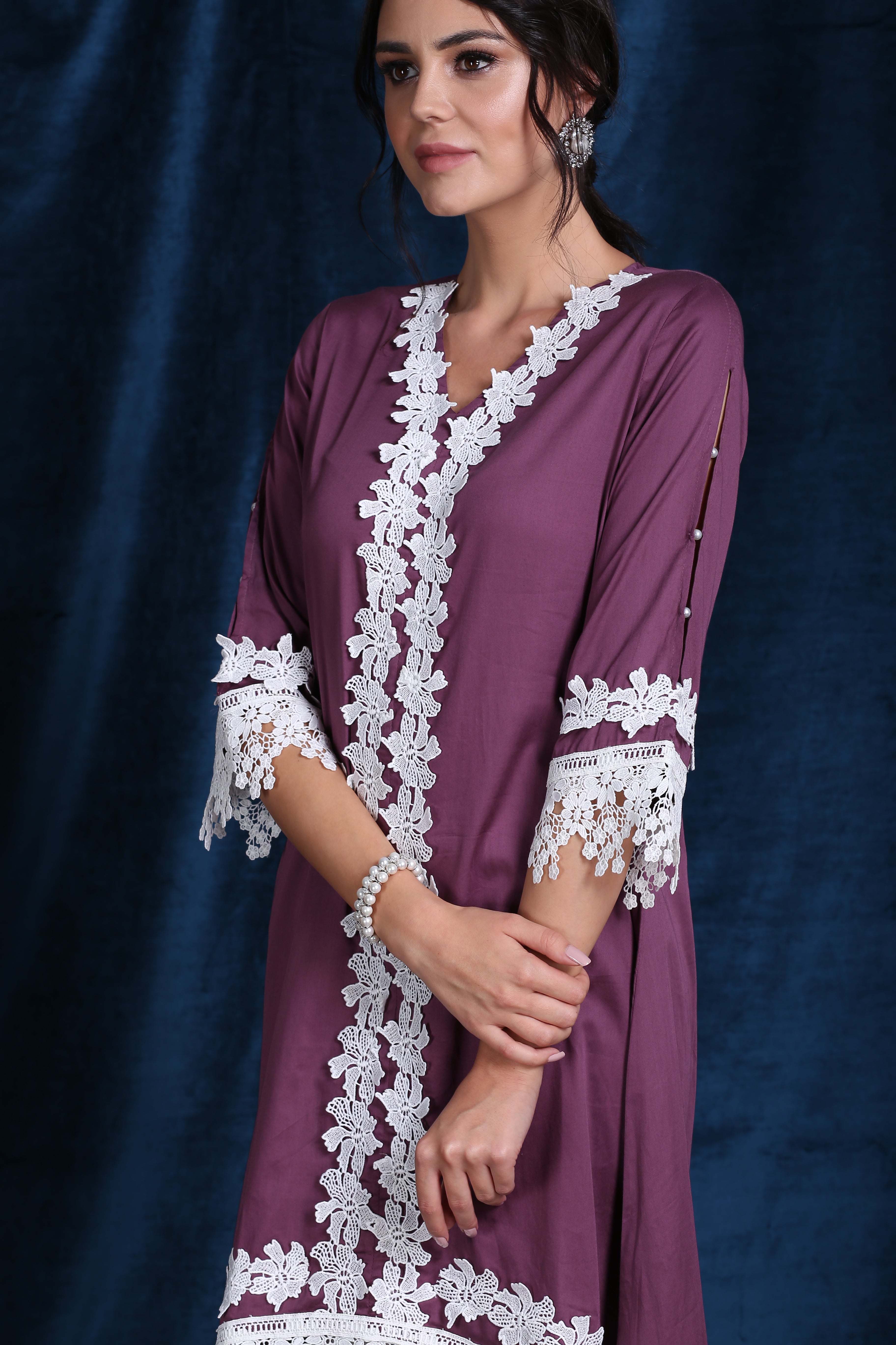 Rosemary Kurta Purple