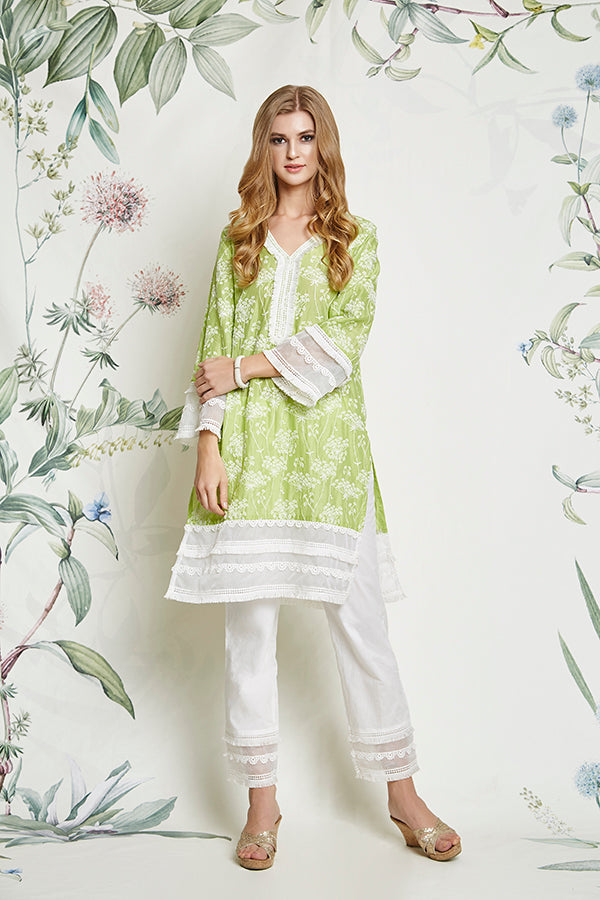 Thistle Kurta Green