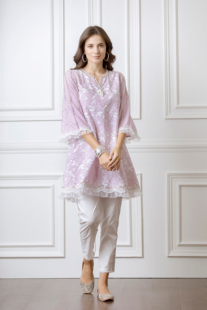 Hana Lilac Kurta Set