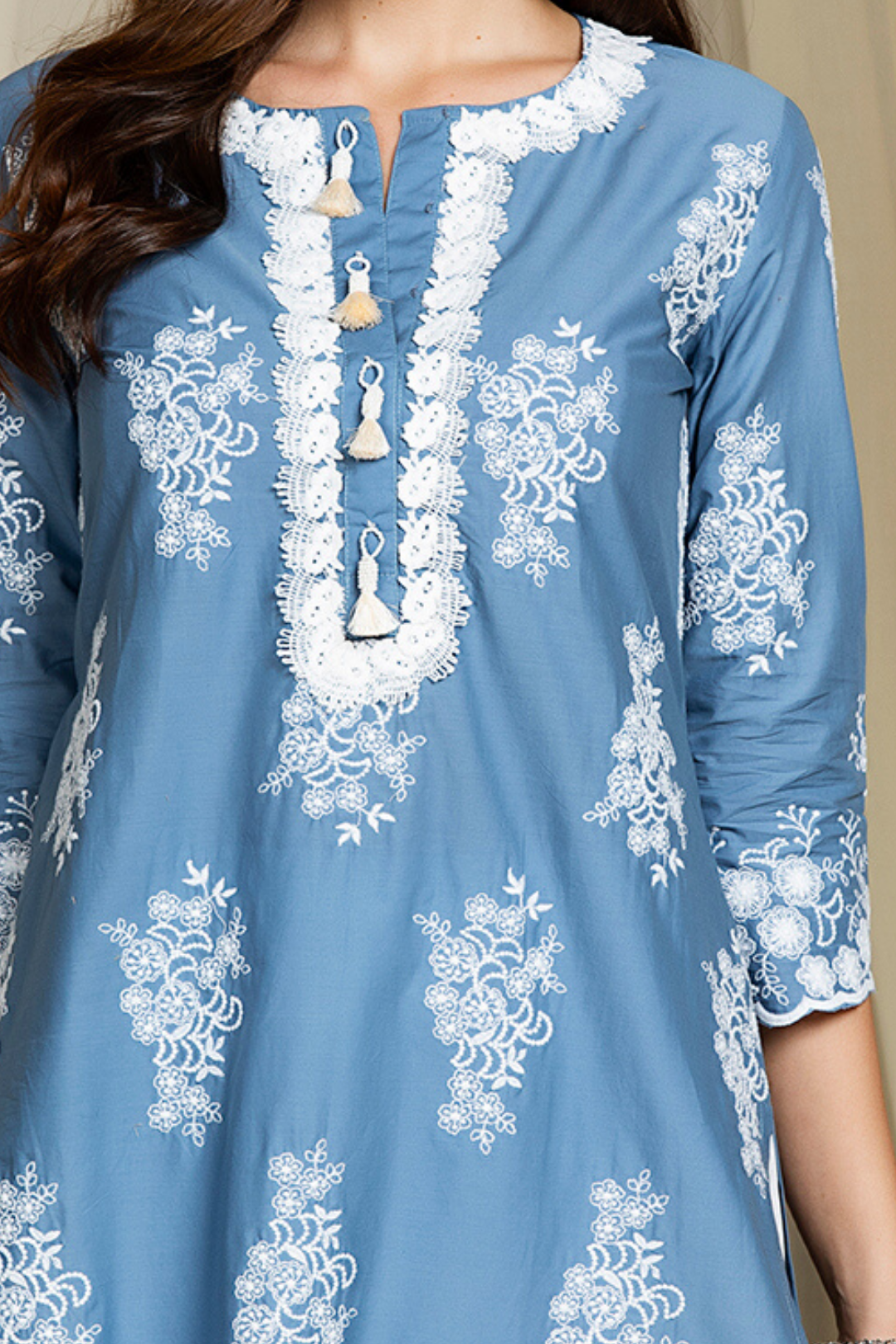 Perla Supima Cotton Kurta Set