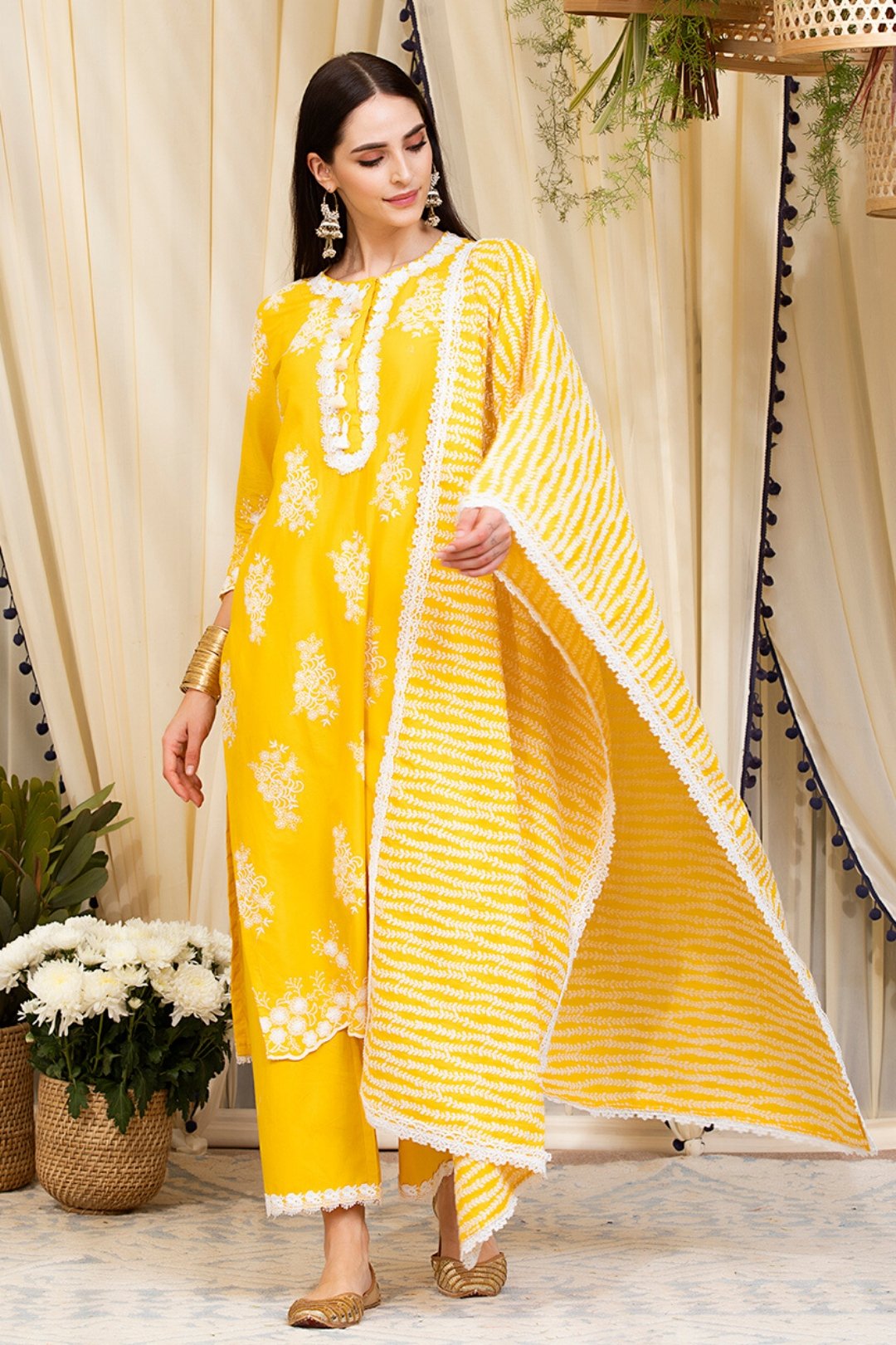 Mulmul Supima Cotton Stripe Dupatta