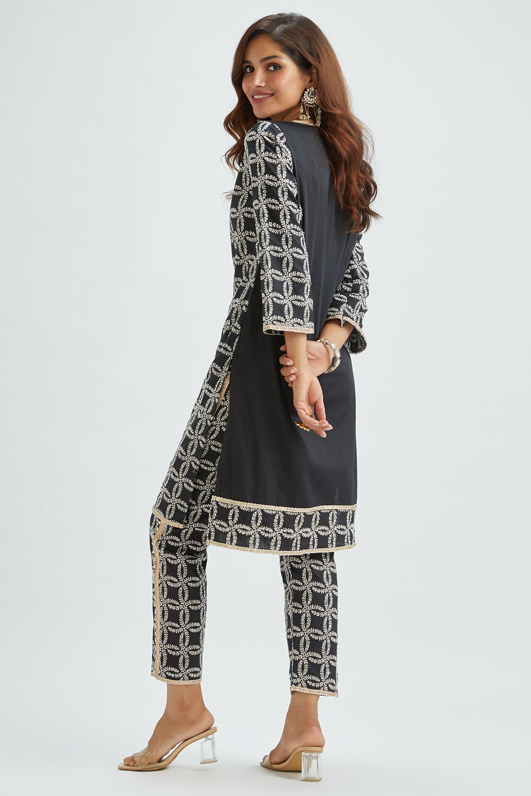 Perry Black Kurta