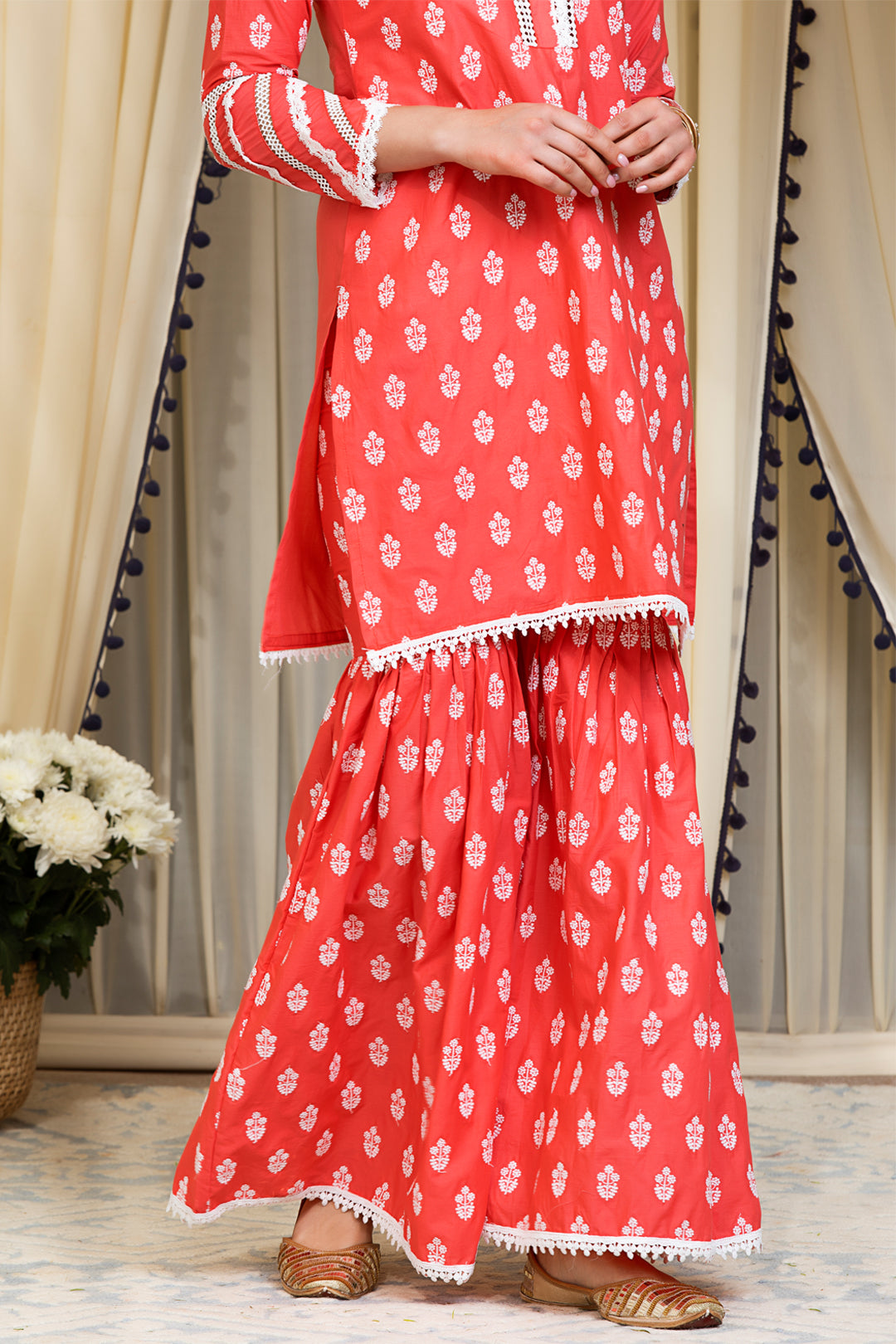 Mulmul Supima Cotton Savina Garara