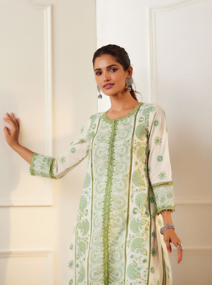 Mulmul Supima Cotton Soleil  Kurta