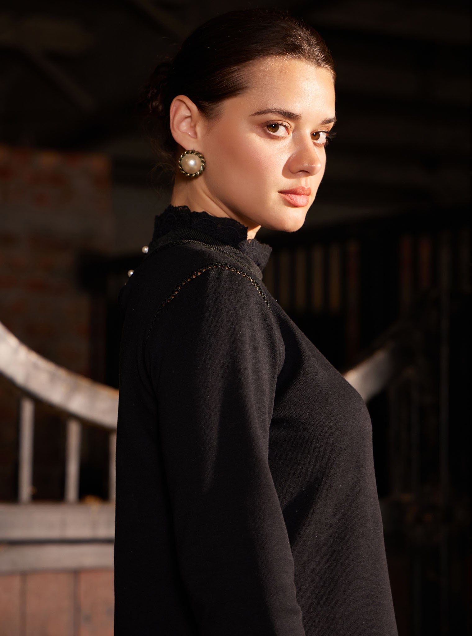 Meleta Spacer Black Top