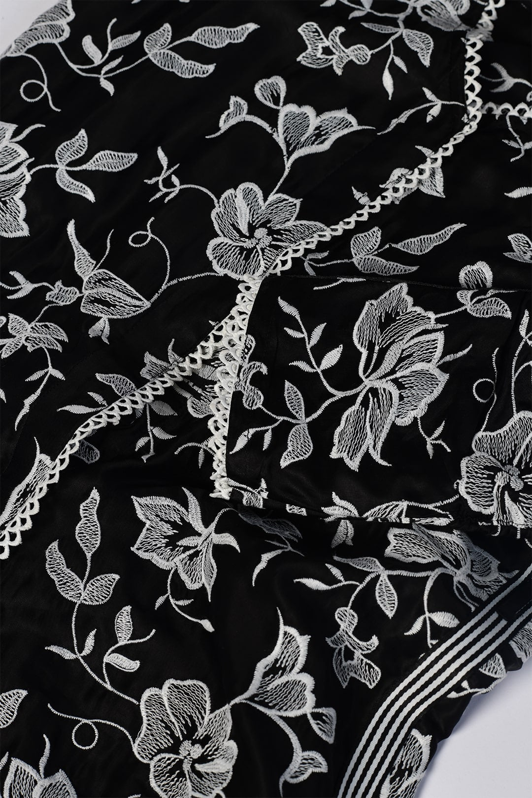 Mulmul Cupro Caroline Black Top