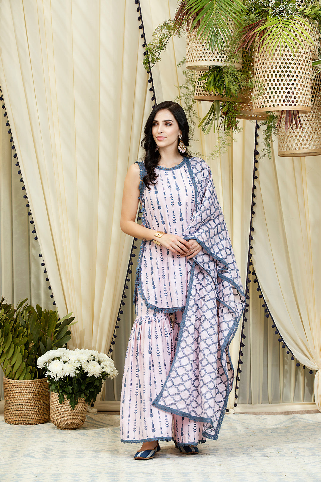 Mulmul Supima Cotton Lisa Kurta