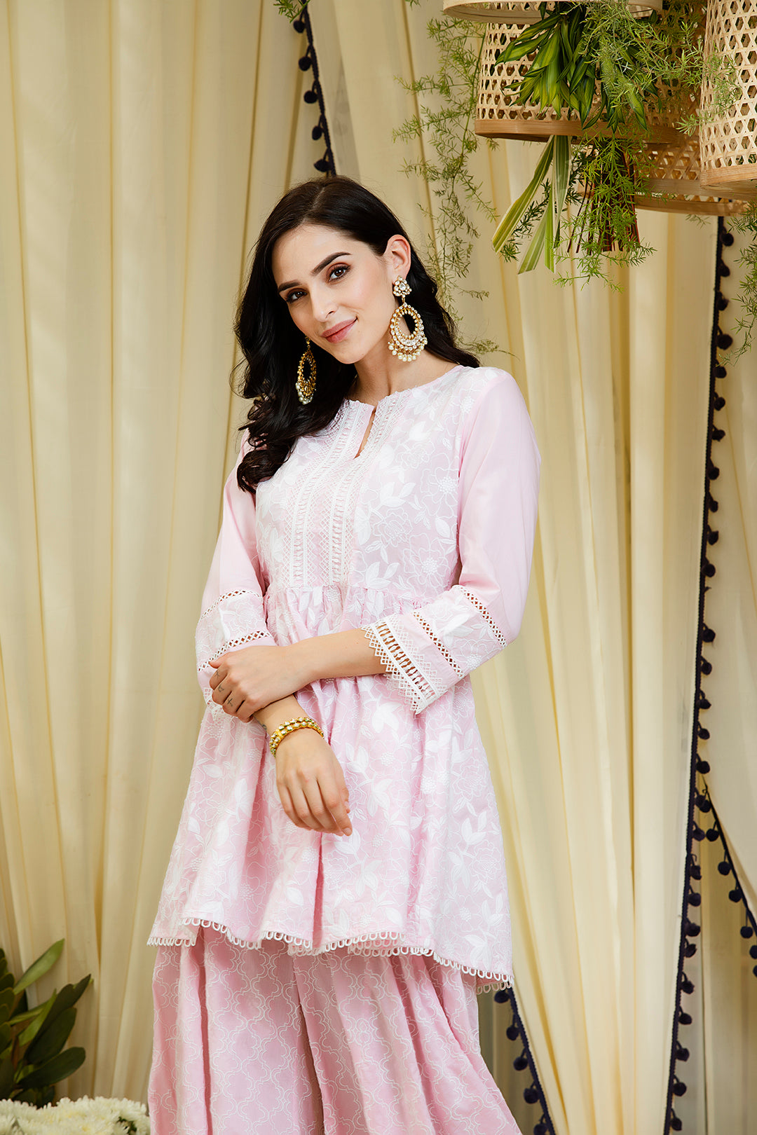 Mulmul Magnolia Kurta - Full Sleeves