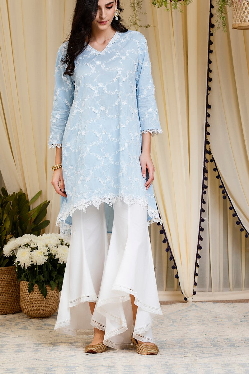 Jasmine kurta with new bellbottom