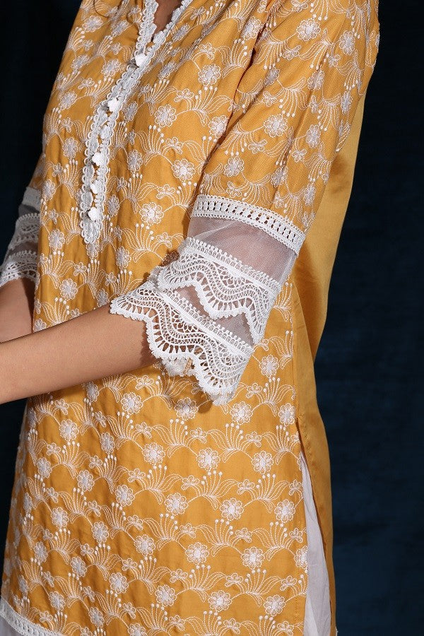 Ivy Kurta (Mustard)