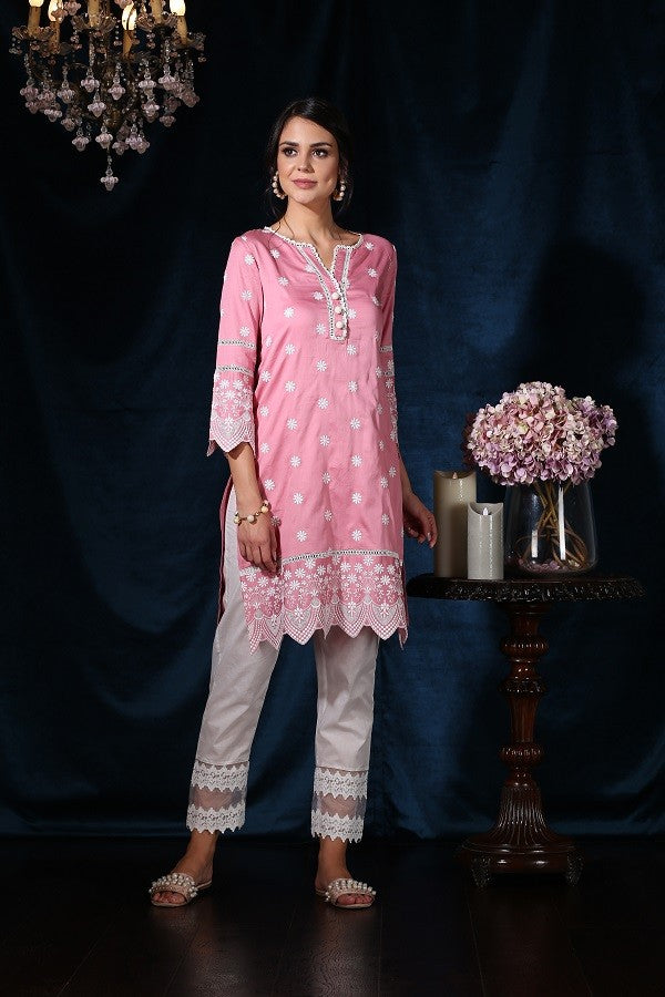 Moonflower Kurta (Blush)
