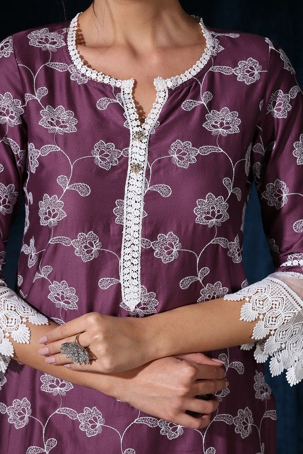 Iris Kurta (Purple)