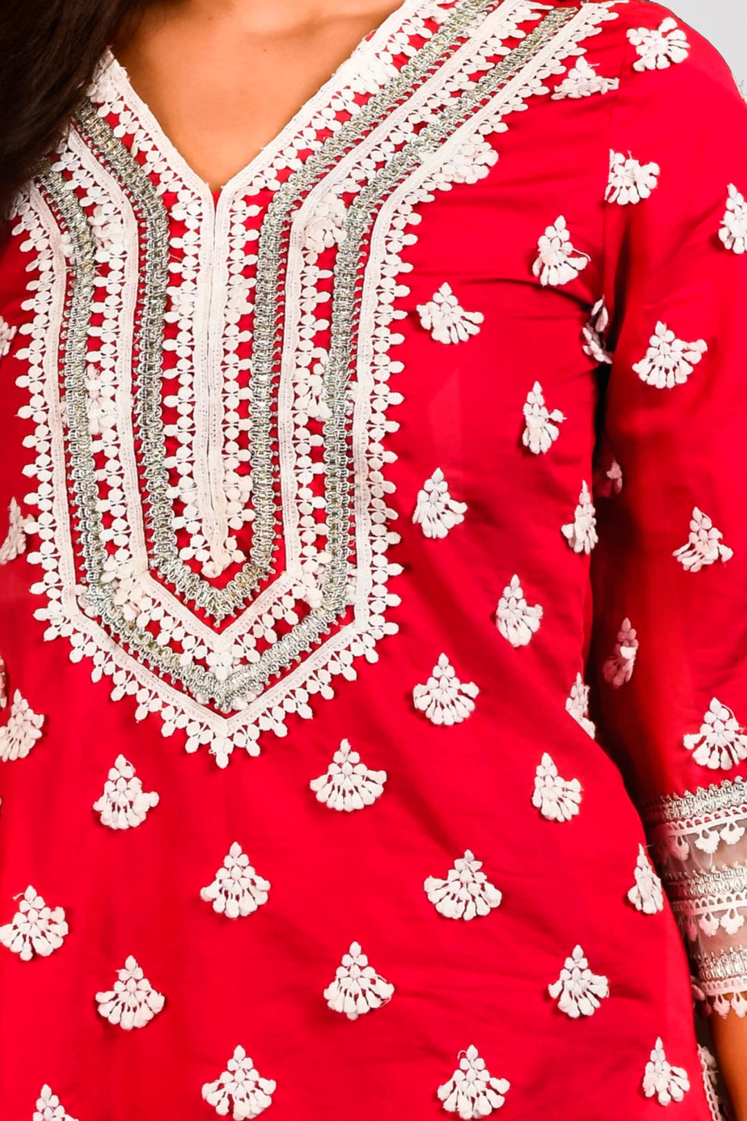 Jubilee Cupro Satin Kurta Set