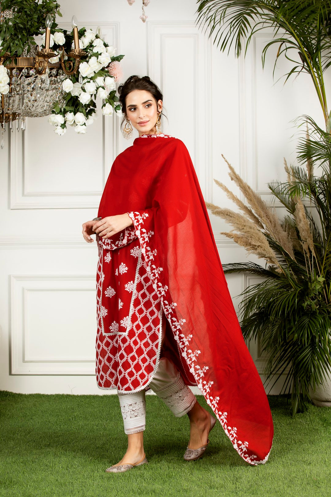 Mulmul Supima Cotton Lily Dupatta