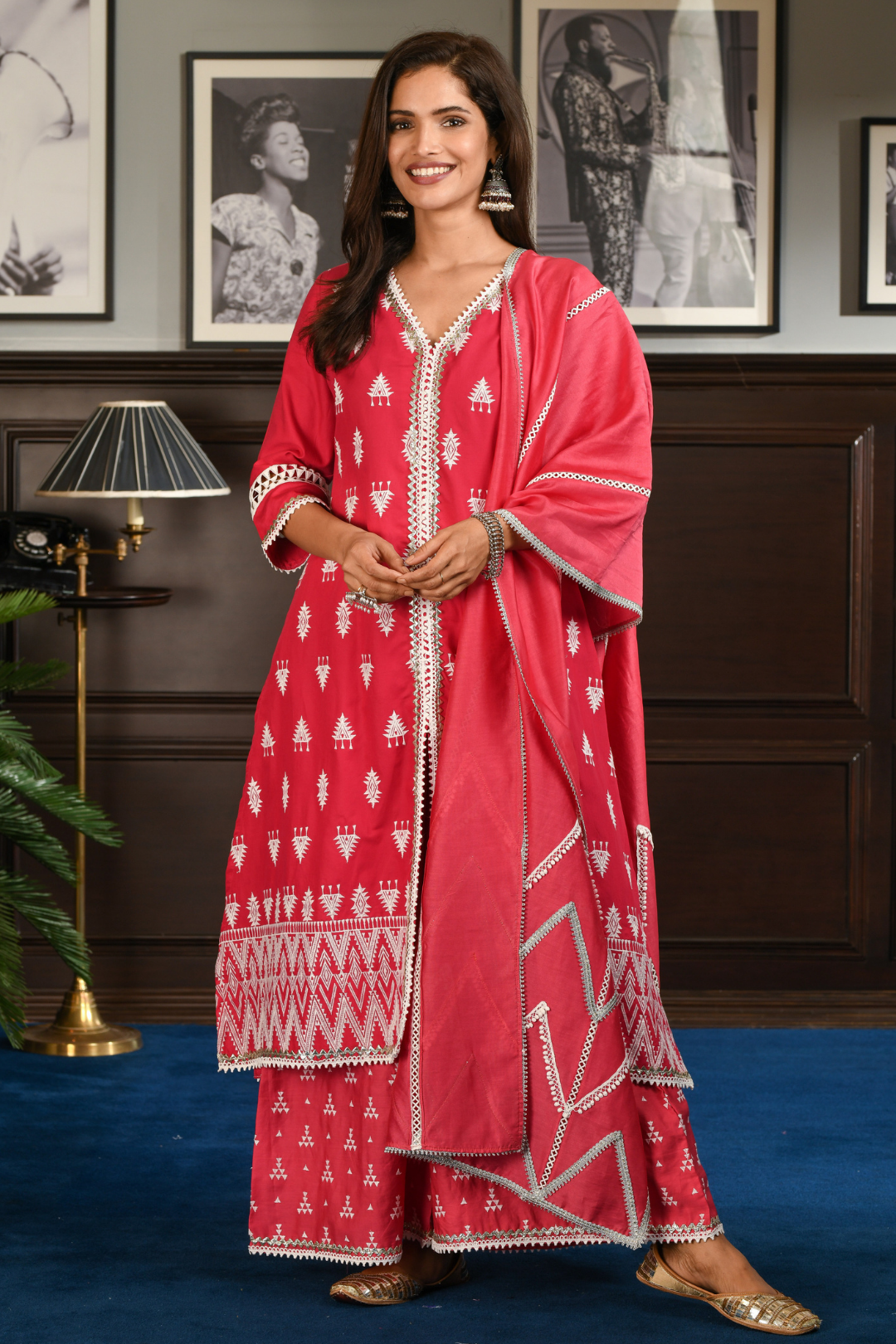 PIMA SATIN NARA KURTA