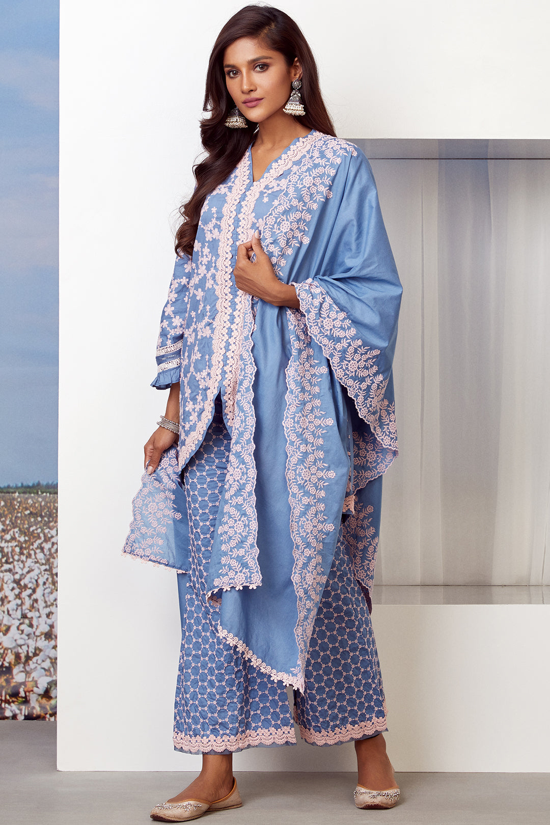 Zeta Supima Cotton Kurta Set